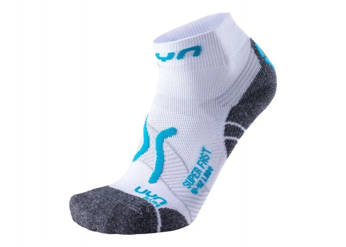 Женские носки UYN RUN Super Fast White/Turquoise, арт. S100066W135